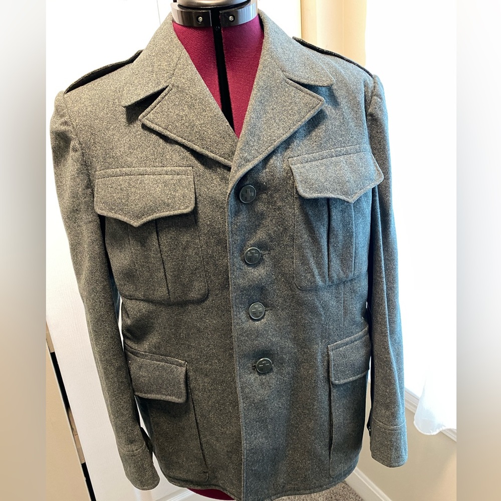 Vintage Swiss Army Wool Jacket
